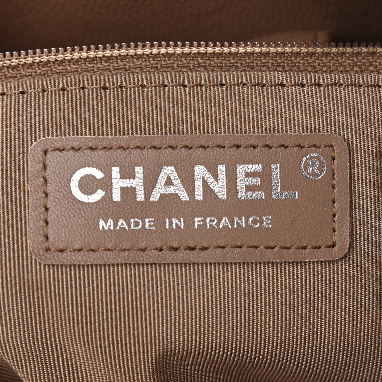 Chanel Caviar Quilted Large Shopping Tote Dark Beige 6 of 10