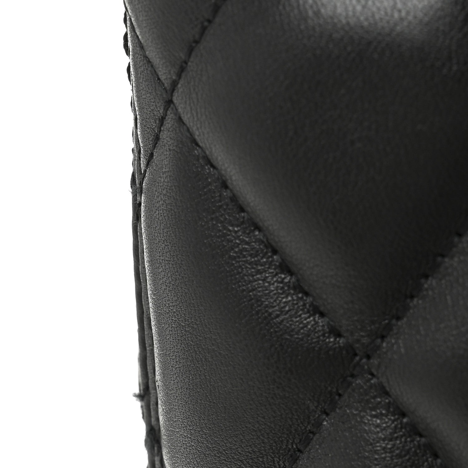 Balenciaga Calfskin Quilted Paris Shopper Tote Black 11 of 12