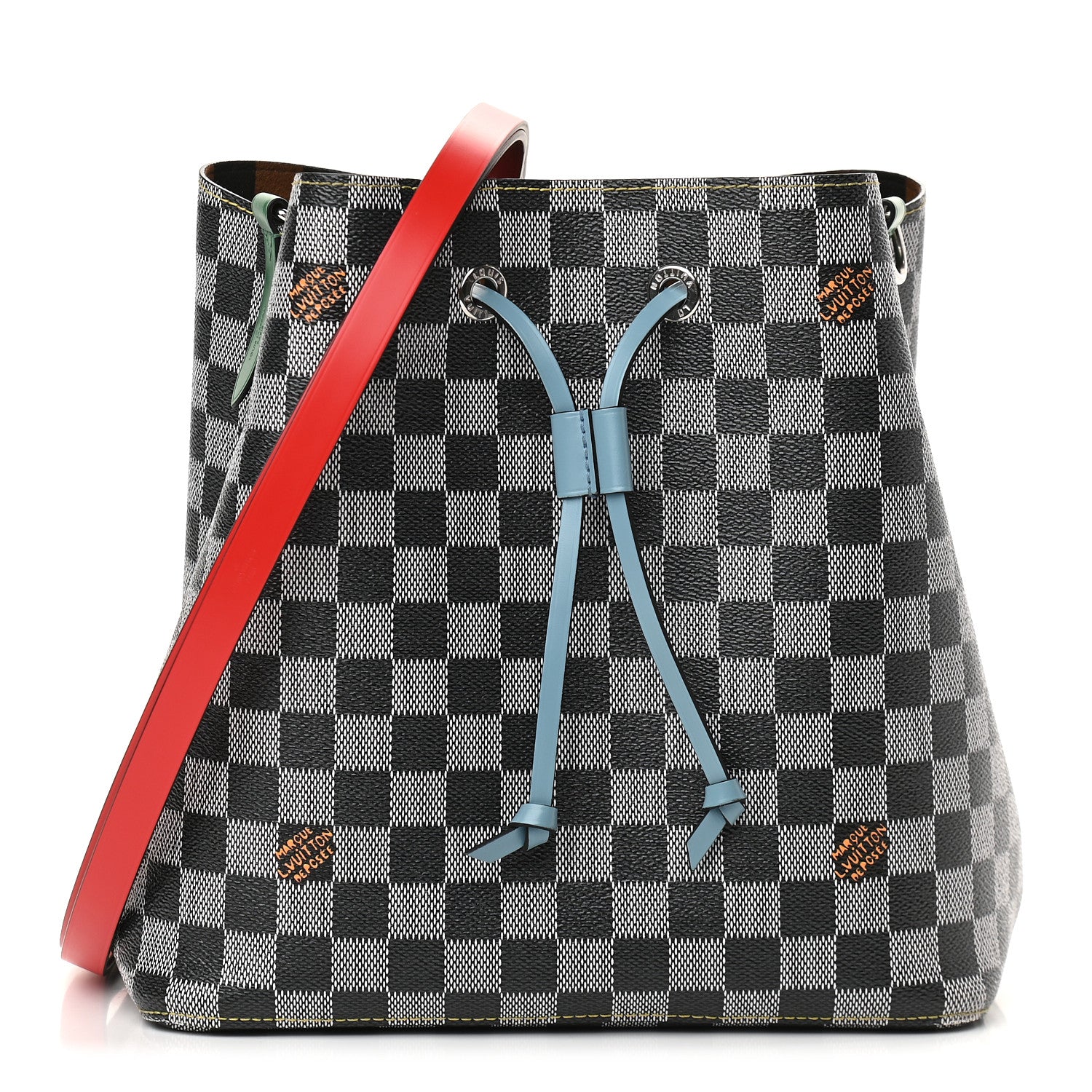 Louis Vuitton Damier Neonoe Black White 1 of 9