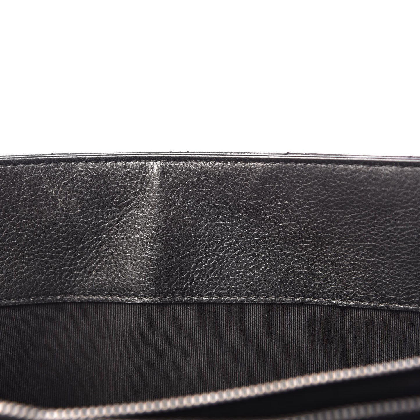 Calfskin Quilted Frame In Chain Tote Black