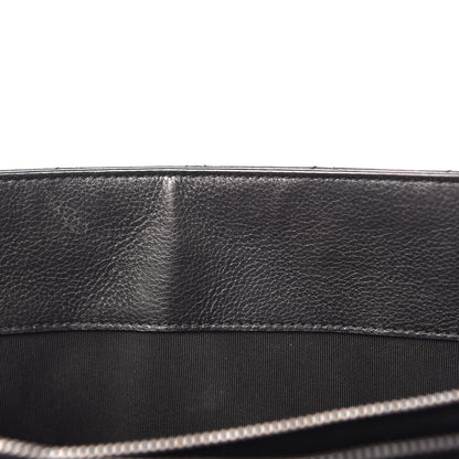Chanel Calfskin Quilted Frame In Chain Tote Black 12 of 19