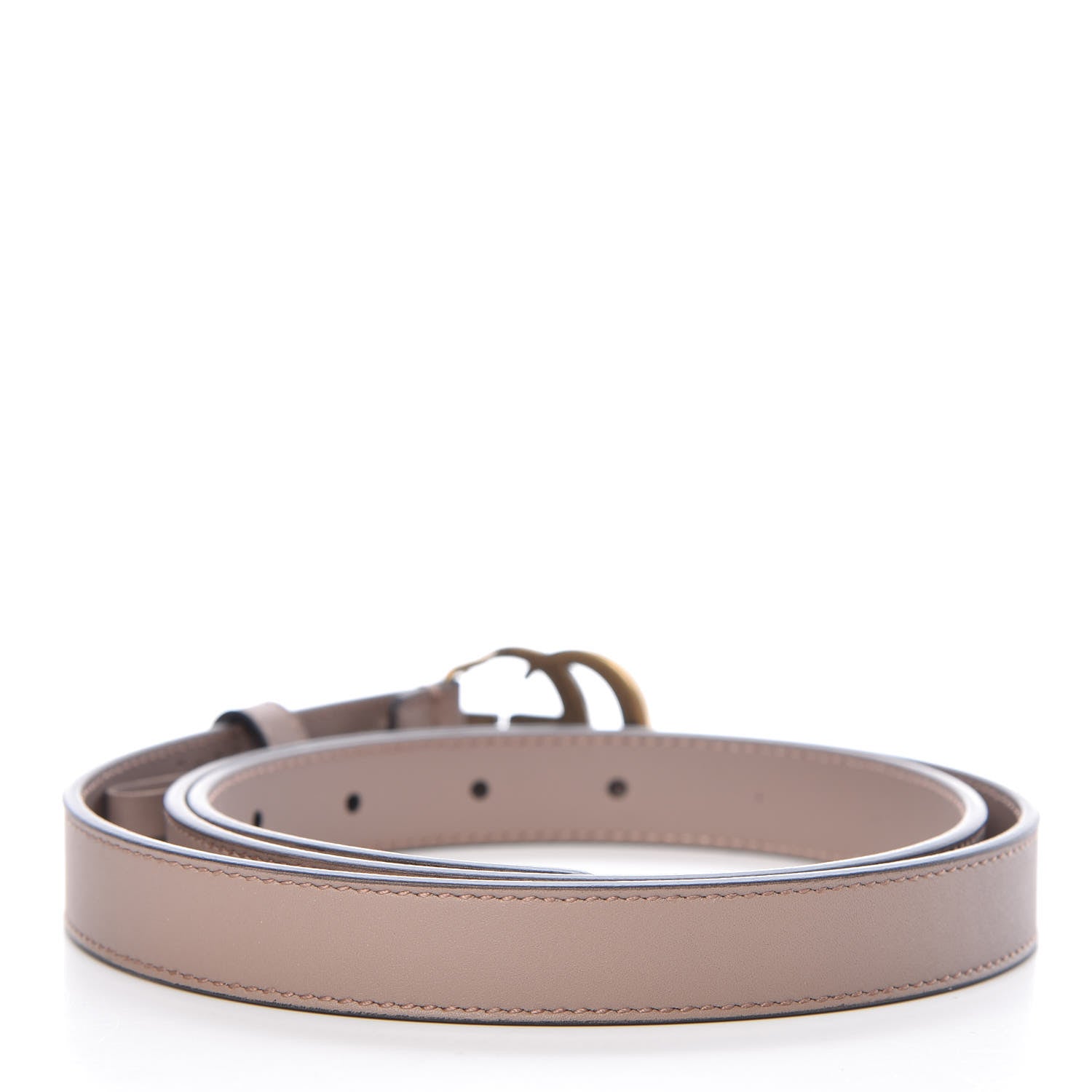 Gucci Calfskin Double G 20mm Belt 90 36 Porcelain Rose 3 of 7