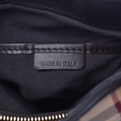 Burberry Haymarket Check Medium Golderton Tote Chocolate 7 of 9