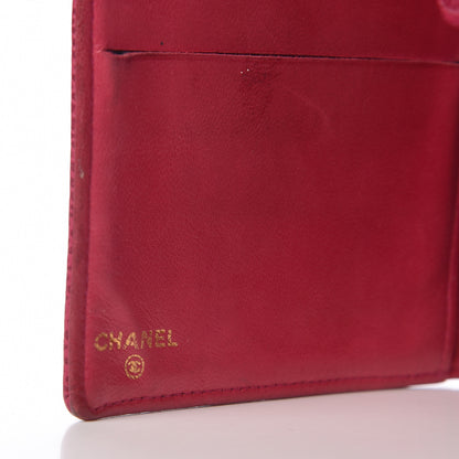 Chanel Caviar Timeless CC French Wallet Dark Pink 6 of 9