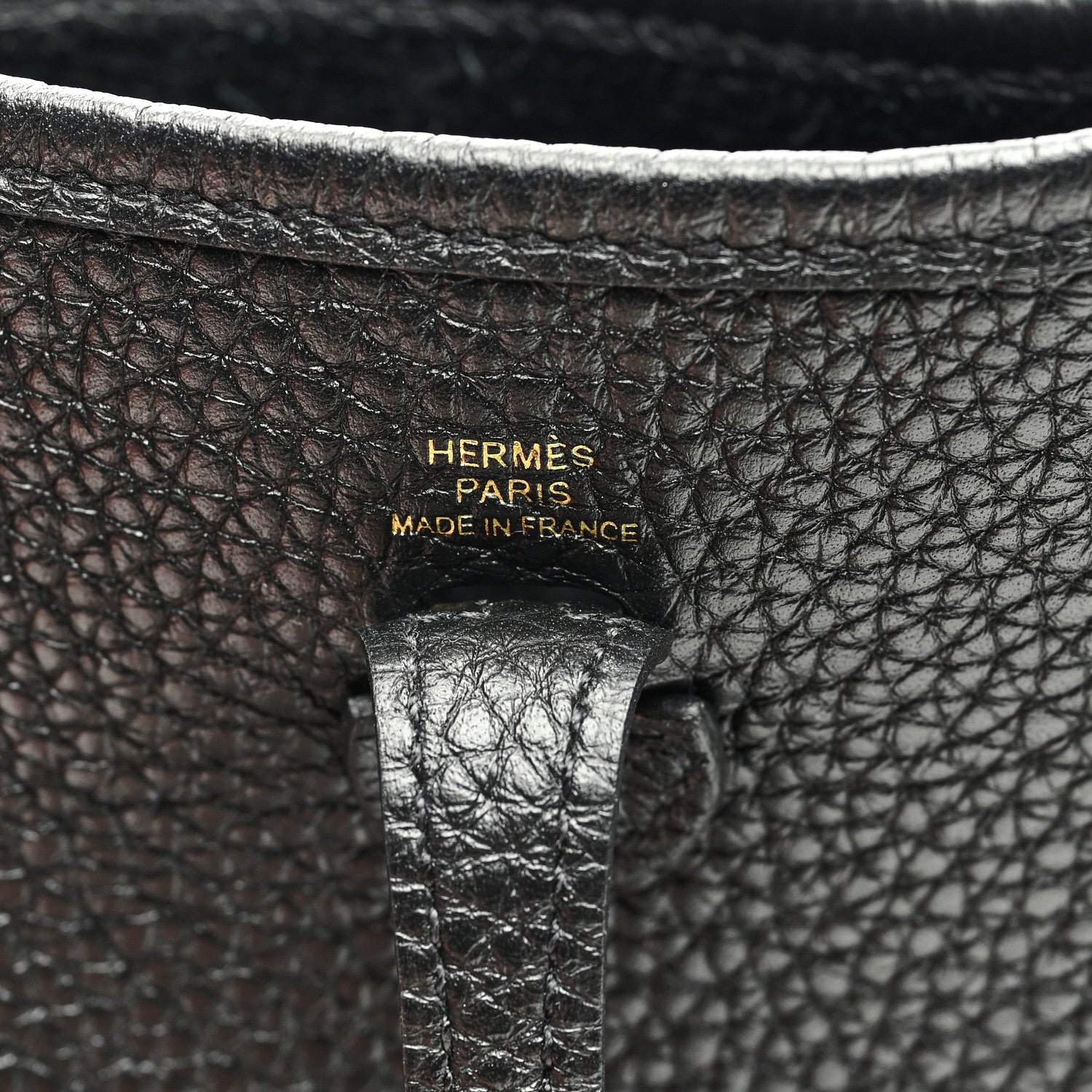 Hermes Taurillon Clemence Evelyne TPM Black 6 of 11
