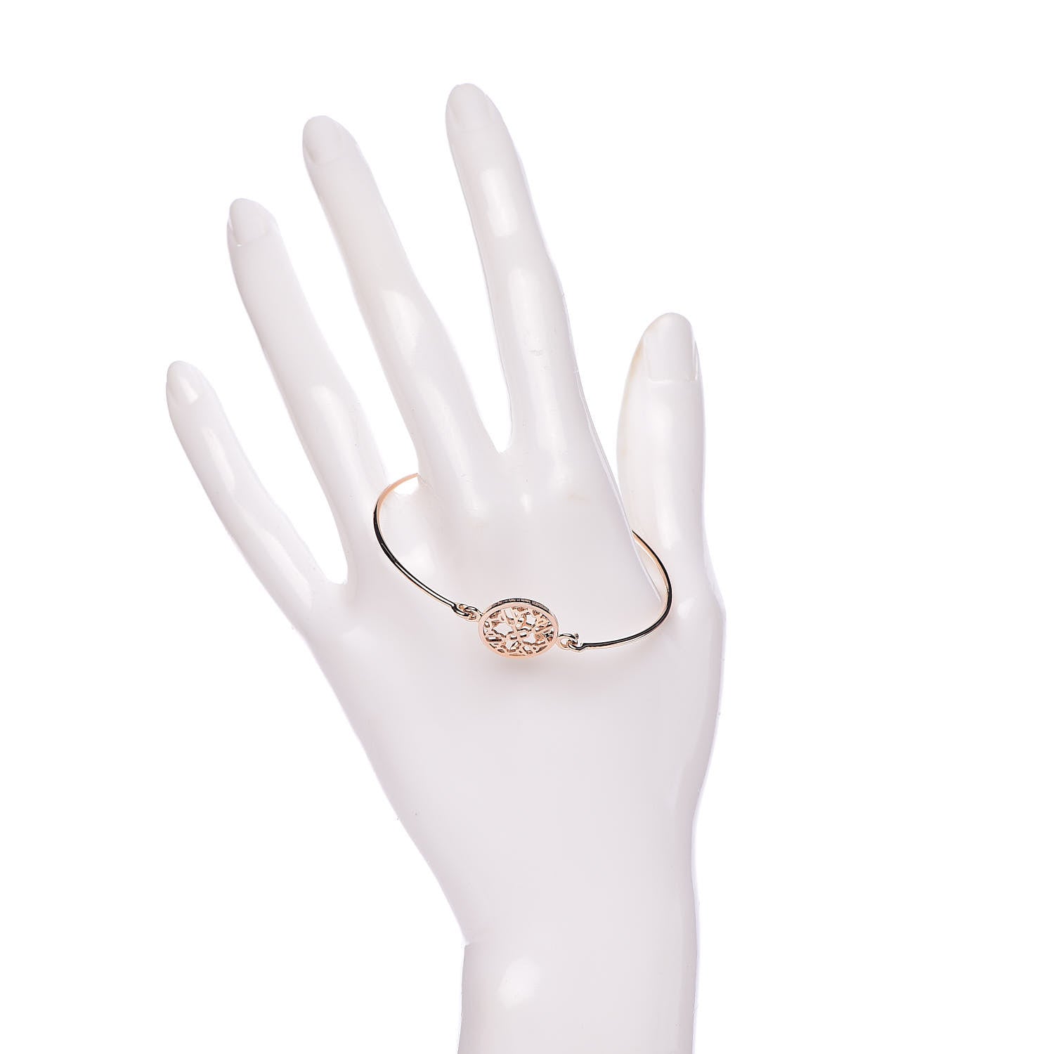 Hermes 18K Rose Gold Chaine D'Ancre Passerelle Bracelet 2 of 5