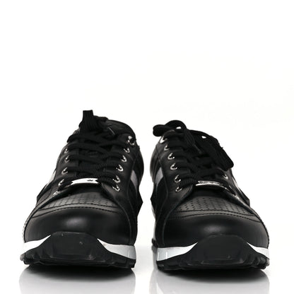 Jimmy Choo Calfskin Mens Star Stud Sneaker 44 Black 3 of 9