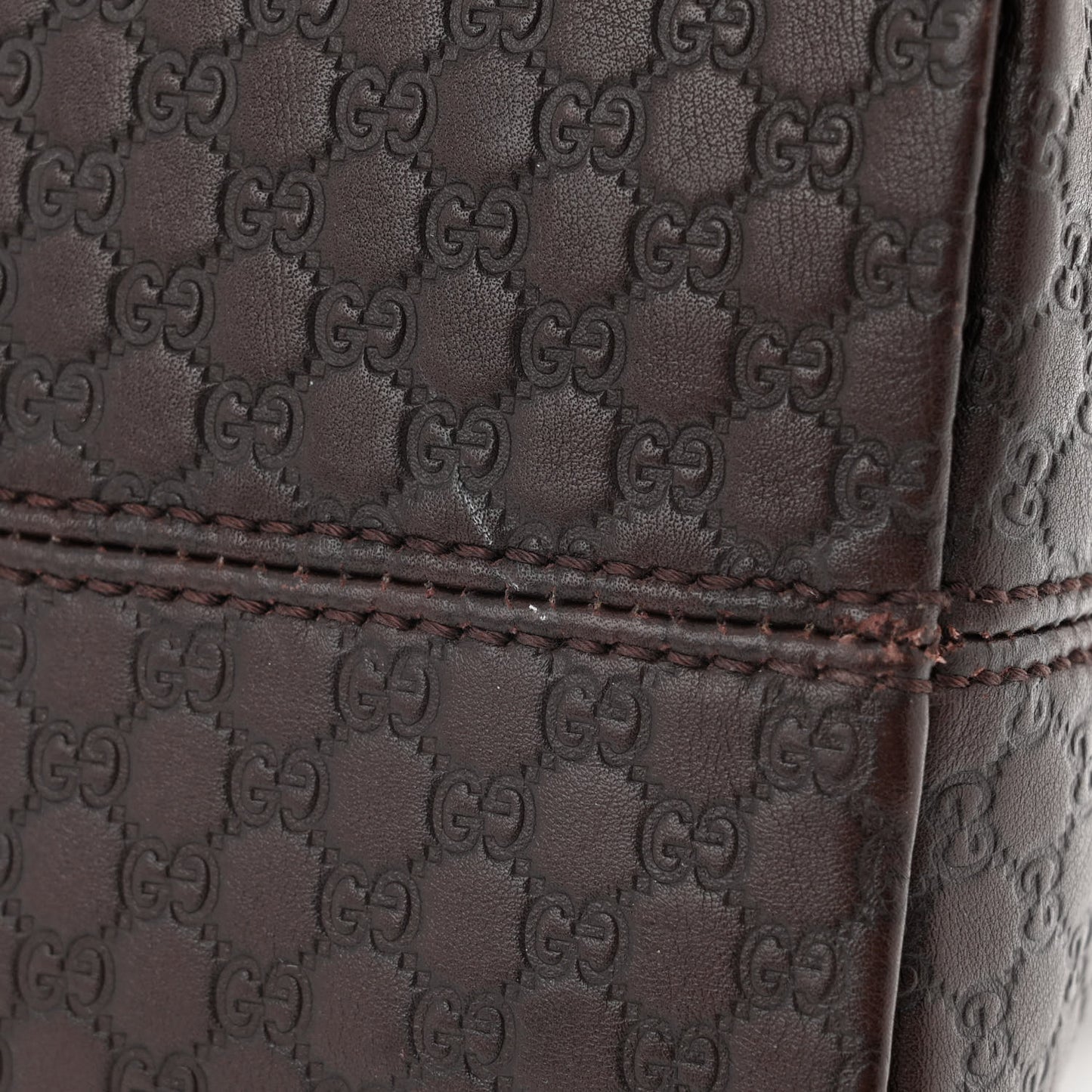 Guccissima Medium Bree Shoulder Bag Chocolate