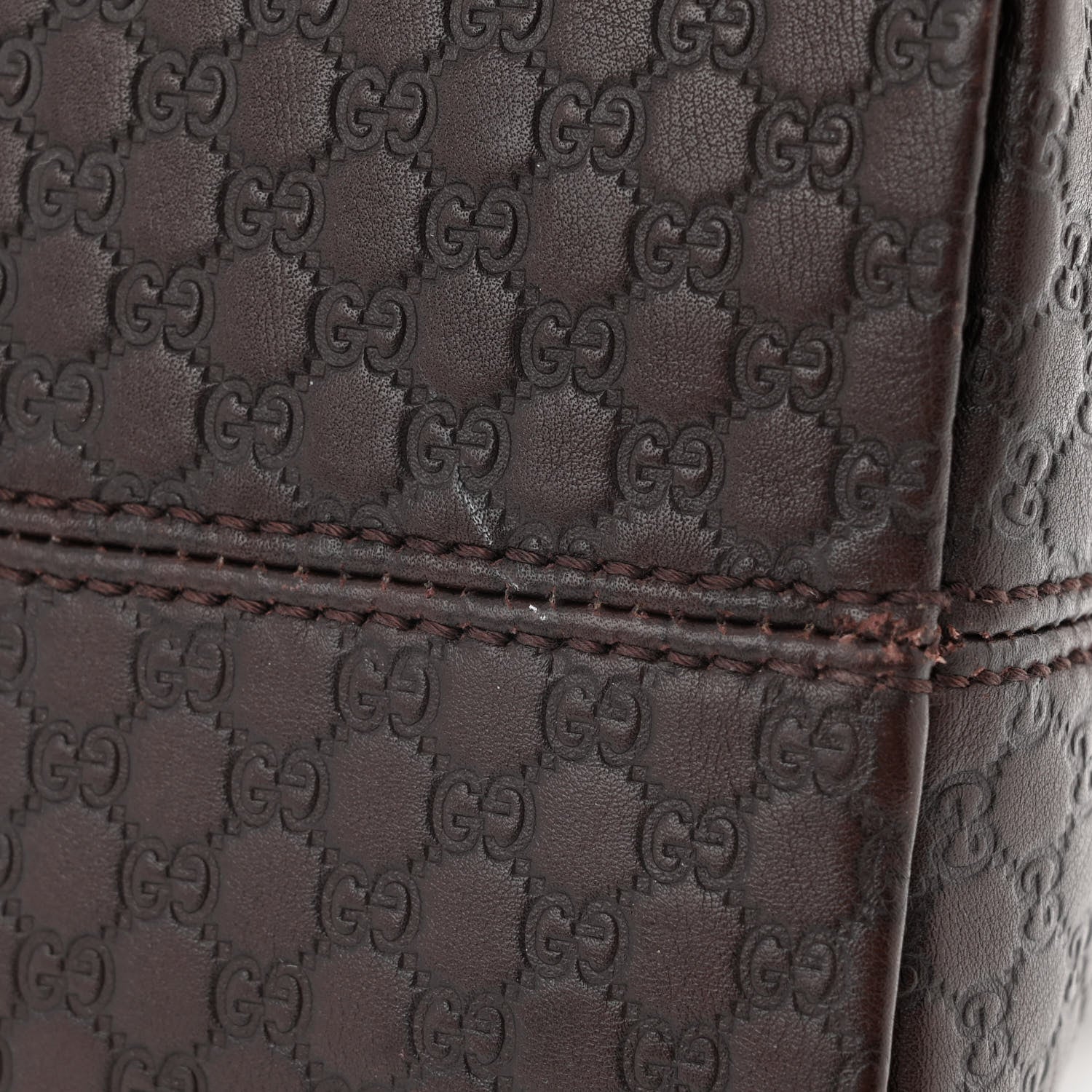 Gucci Guccissima Medium Bree Shoulder Bag Chocolate 11 of 12