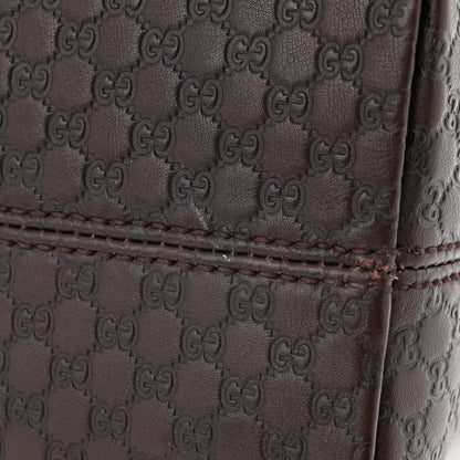 Gucci Guccissima Medium Bree Shoulder Bag Chocolate 11 of 12