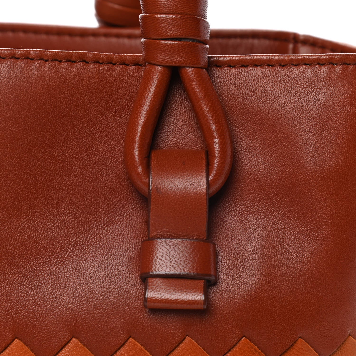 Bottega Veneta Nappa Intrecciato Bag Rust 12 of 16
