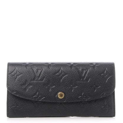 Louis Vuitton Empreinte Emilie Wallet Black Dune 1 of 7