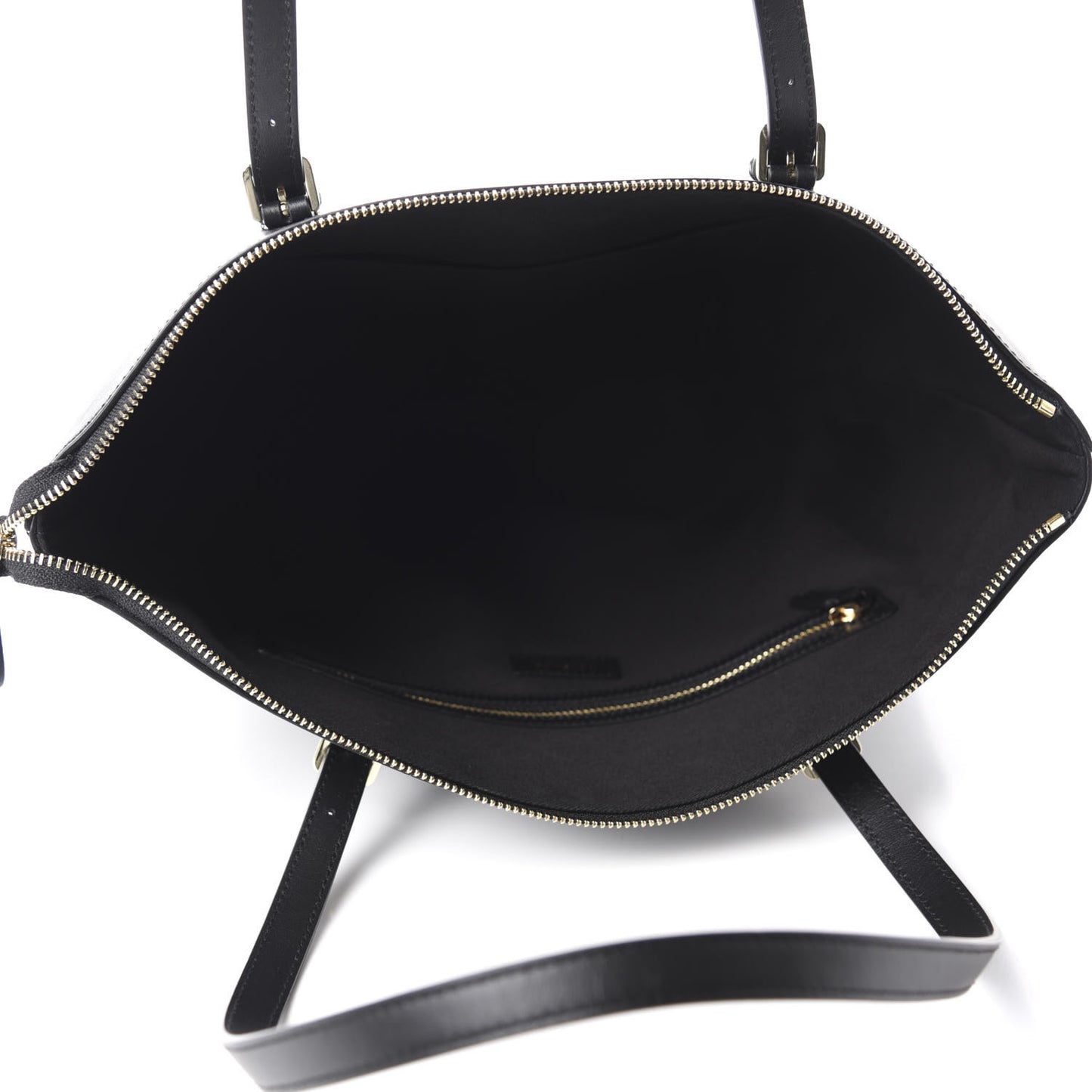 Calfskin Shopping Tote Black