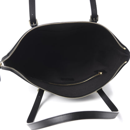 Versace Calfskin Shopping Tote Black 5 of 9