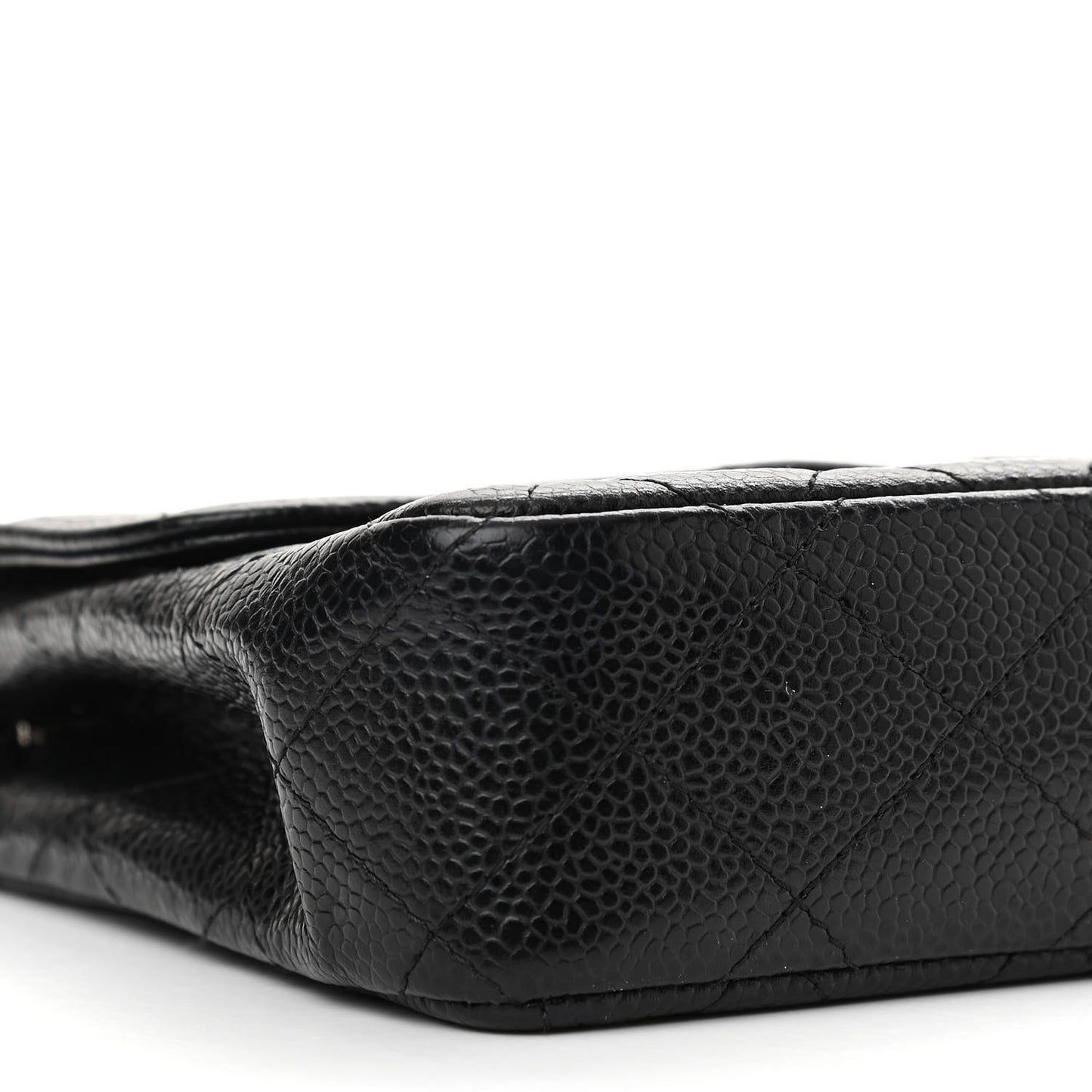 Caviar Quilted East West Flap Black