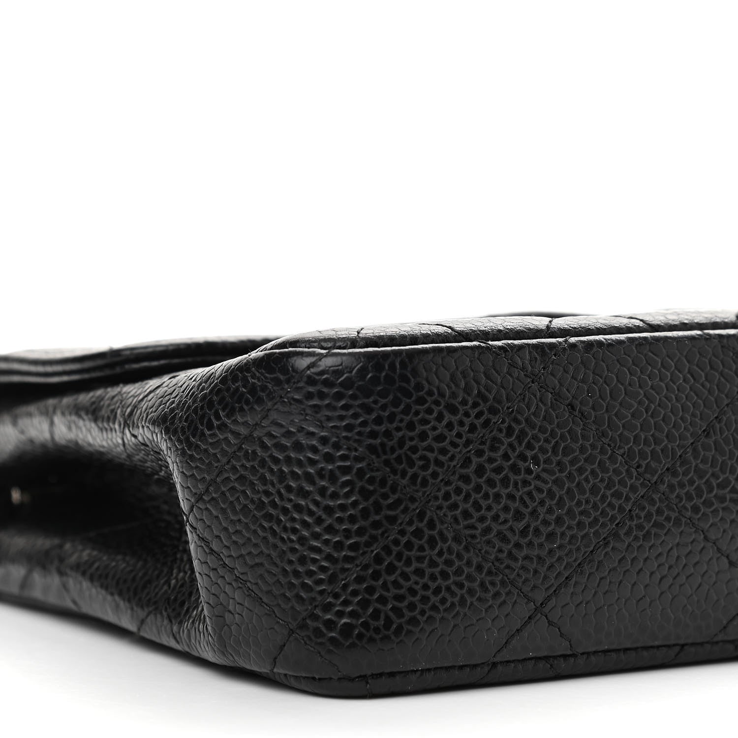 Chanel Caviar Quilted East West Flap Black 10 of 11