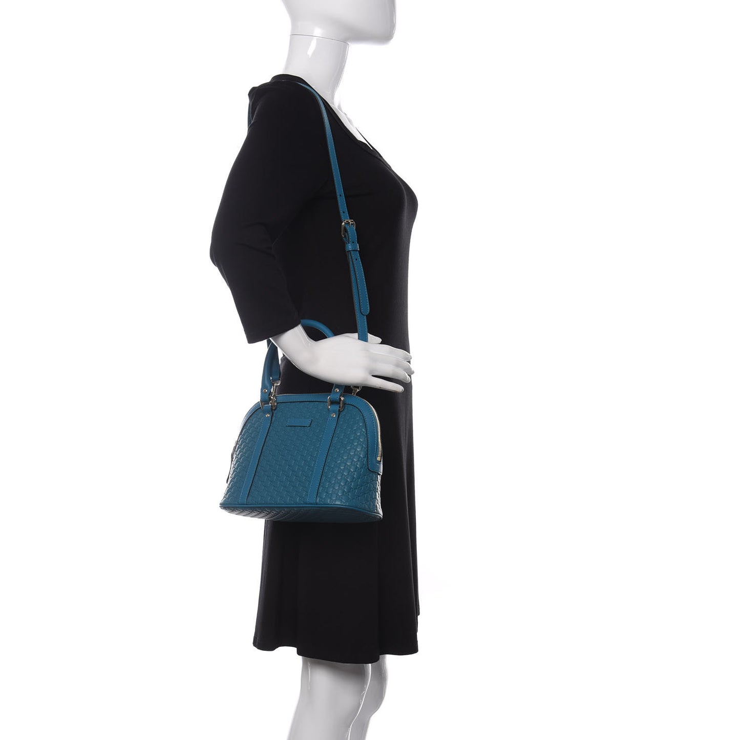 Microguccissima Mini Dome Bag Deep Cobalt