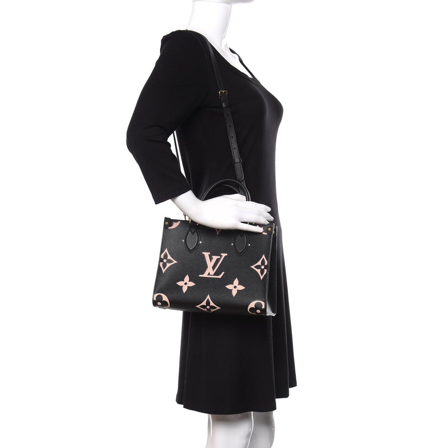 Empreinte Monogram Giant Onthego PM Black Beige