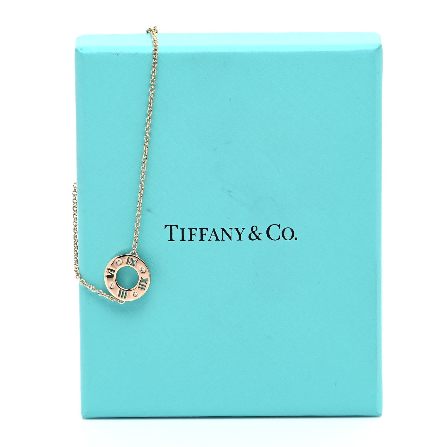 18K Rose Gold Diamond Atlas Pierced Bracelet