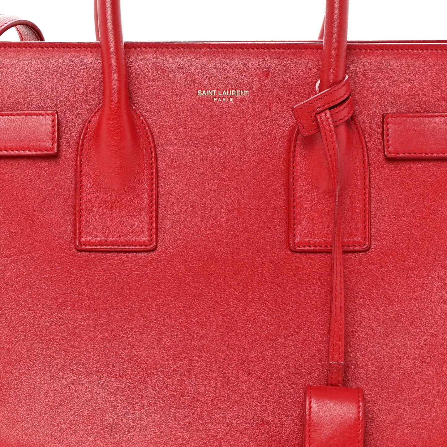 Calfskin Small Sac De Jour Lipstick Red
