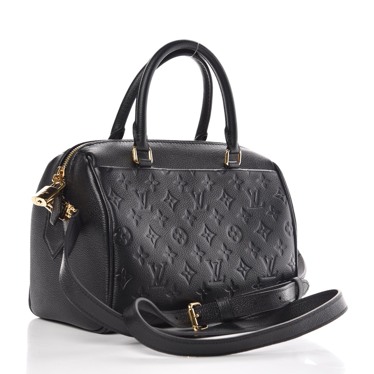 Louis Vuitton Empreinte Speedy Bandouliere 25 NM Black 3 of 10