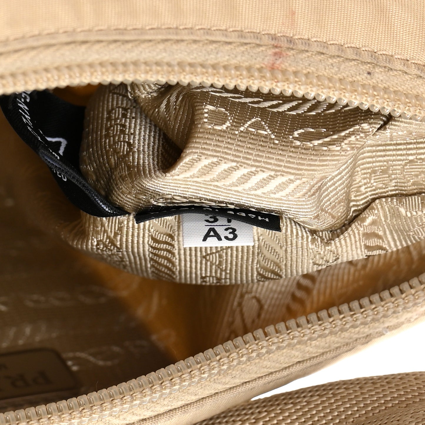 Re-Nylon Saffiano Mini Re-Edition 2000 Bag Deserto