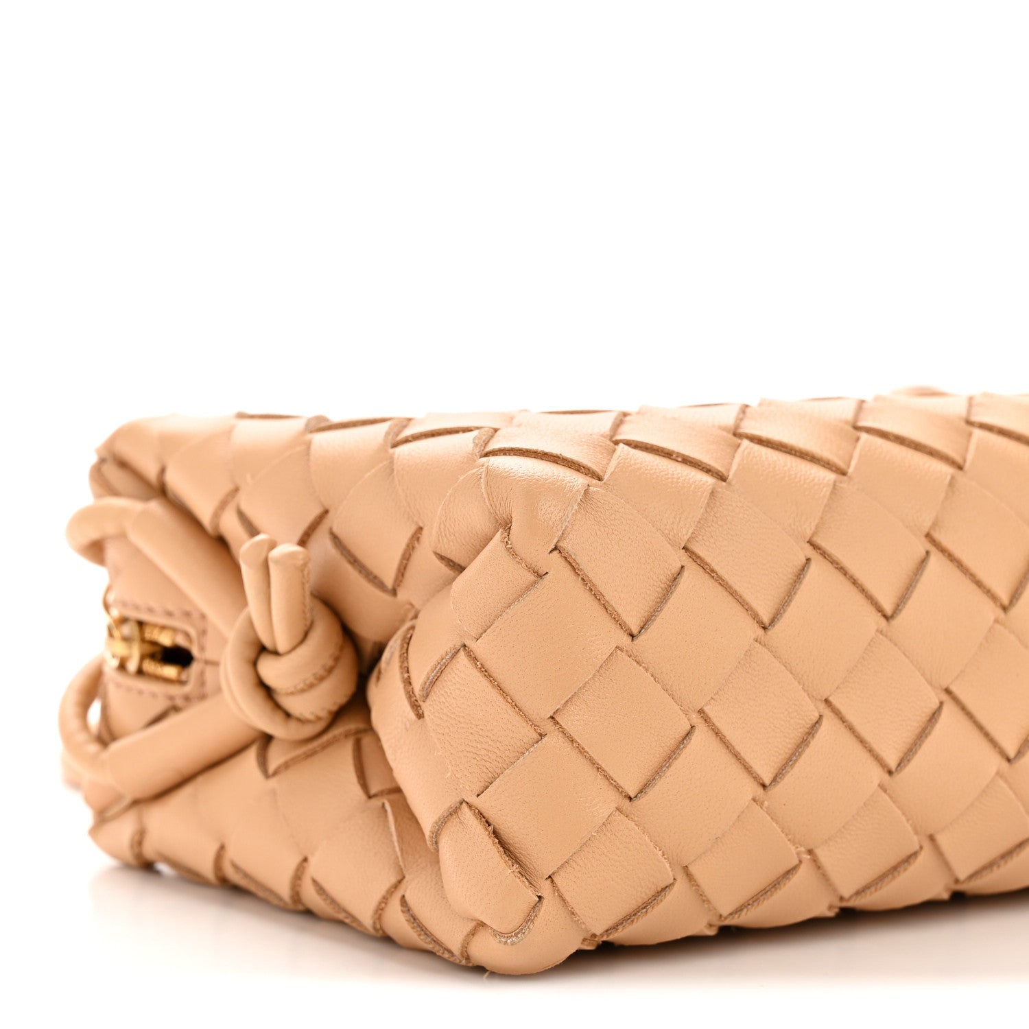Bottega Veneta Nappa Intrecciato Mini Loop Camera Bag Almond 8 of 10