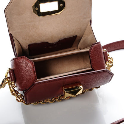 Alexander McQueen Silky Amish Grained Goatskin Box Shoulder Bag 16 Lacquered Red 6 of 7