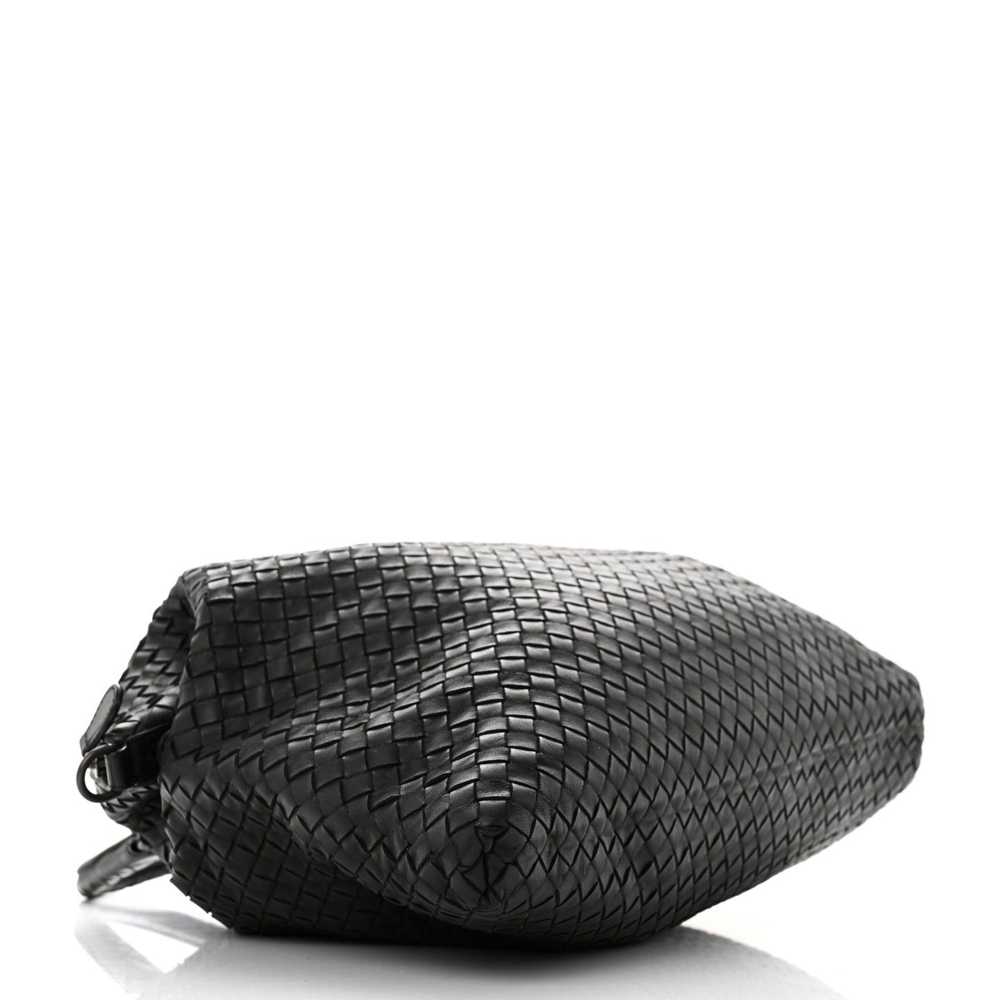 Nappa Intrecciato Medium Convertible Tote Black