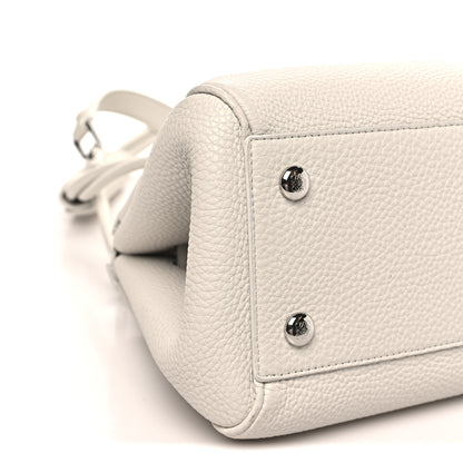 Loewe Supple Grained Calfskin Small Madrid Bag Soft White 8 of 10