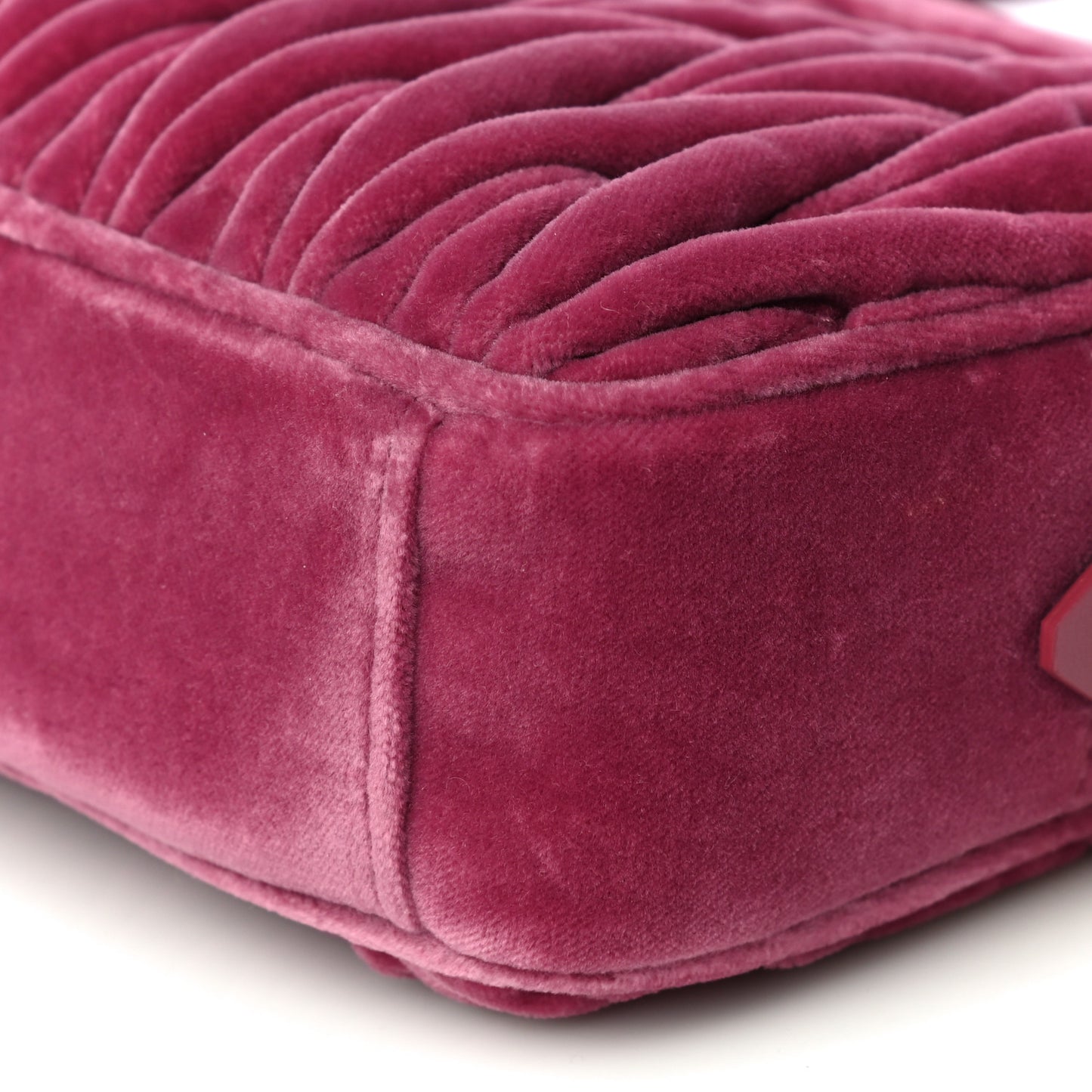 Velluto Matelasse Chain Camera Bag Bruyere