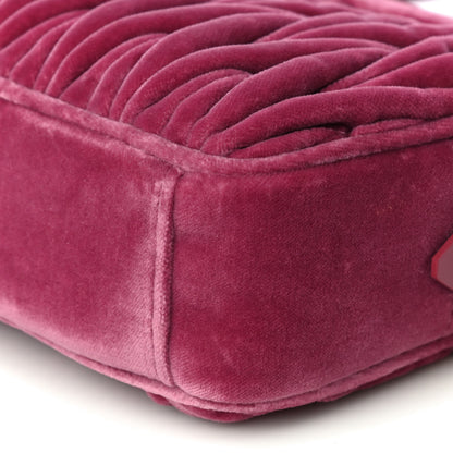 Miu Miu Velluto Matelasse Chain Camera Bag Bruyere 10 of 11