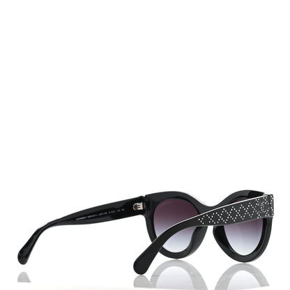 Chanel Crystal CC Sunglasses 5420-B Black 4 of 9