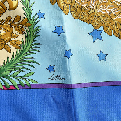 Hermes Silk Emblemes de L'Europe Scarf 90 5 of 7