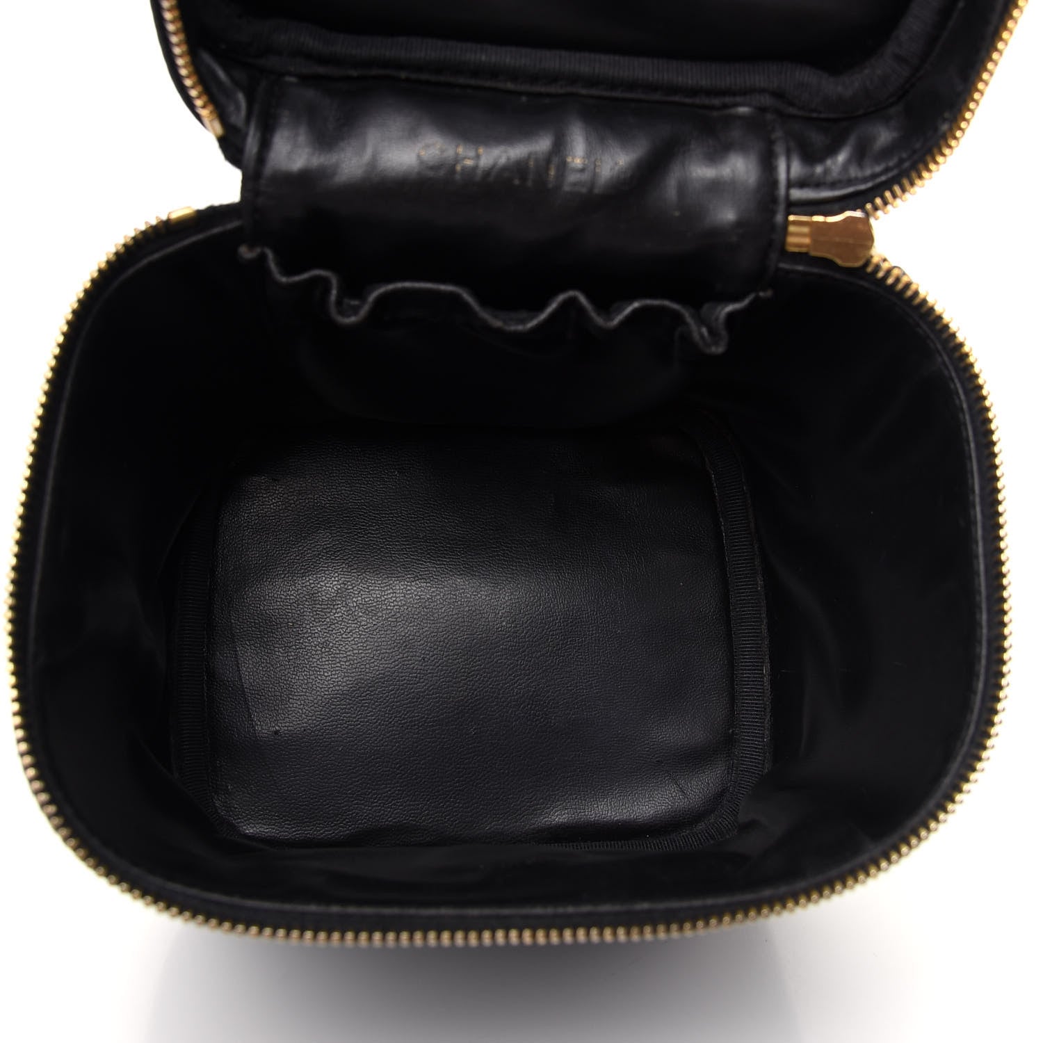 Chanel Caviar Vanity Cosmetic Case Black 6 of 6