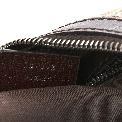 Gucci Monogram Medium Half Moon Hobo Dark Brown 6 of 8