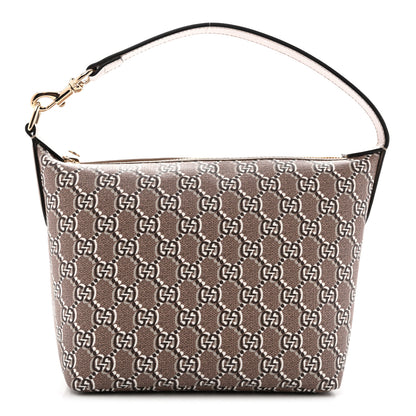 Gucci GG Shadow Monogram Super Mini Ophidia Shoulder Bag Taupe 1 of 10