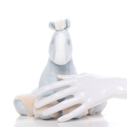 Hermes Linen Baby Hermy Plush Toy Bleu Glacier 2 of 6