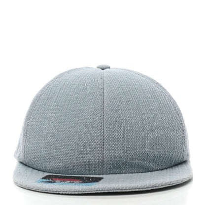 Chanel Tweed Sequin Airline CC Cap Hat Light Blue 3 of 8