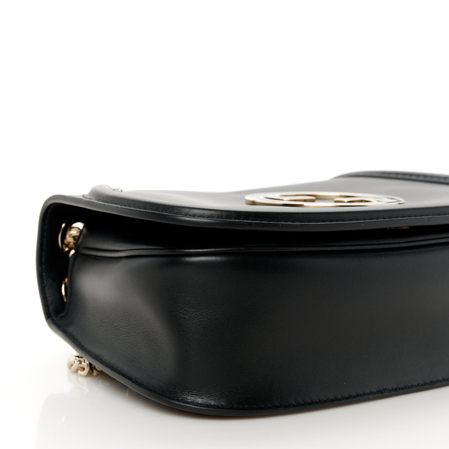 Gucci Calfskin Blondie Medium Shoulder Bag Black 10 of 11