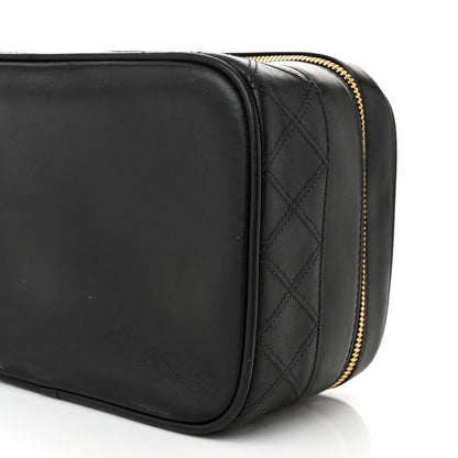 Chanel Lambskin Vanity Cosmetic Case Black 11 of 11