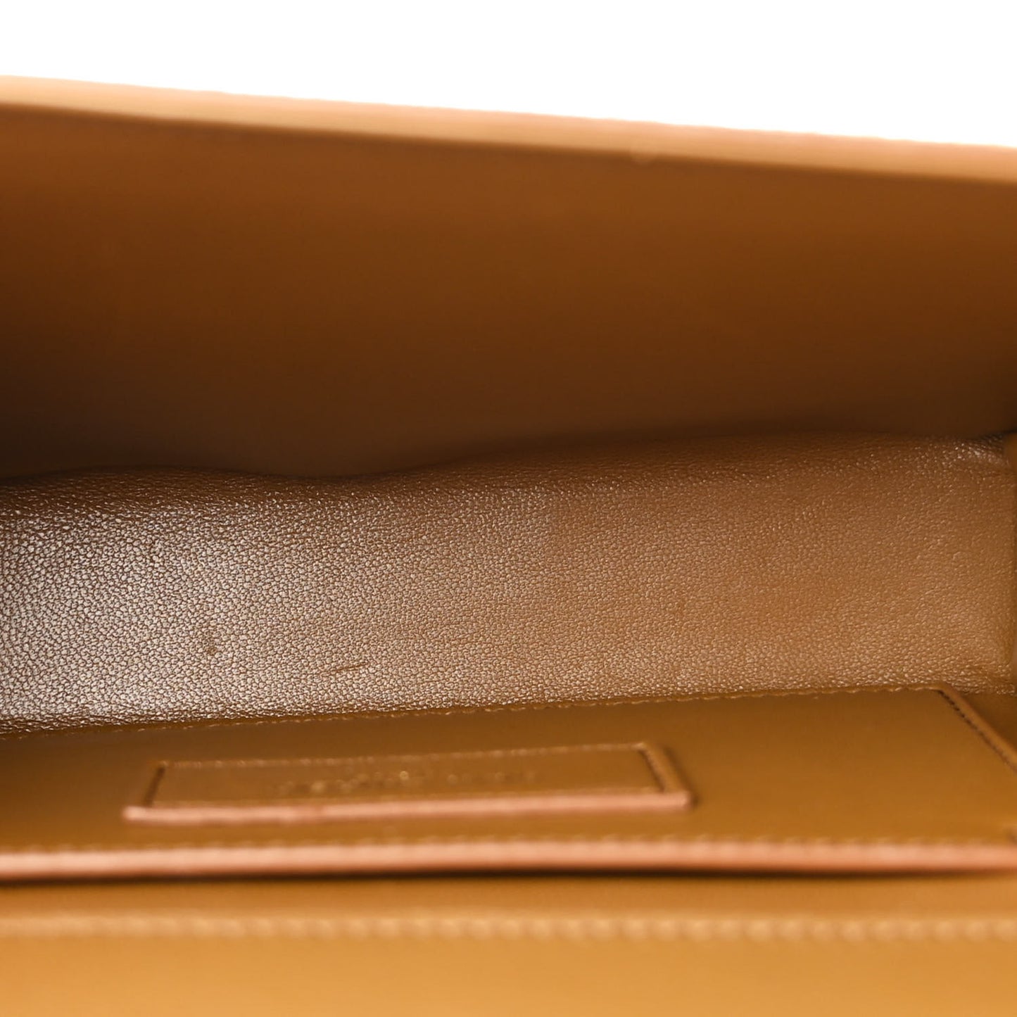 Suede Small Classic Monogram Kate Tassel Satchel Light Ochre