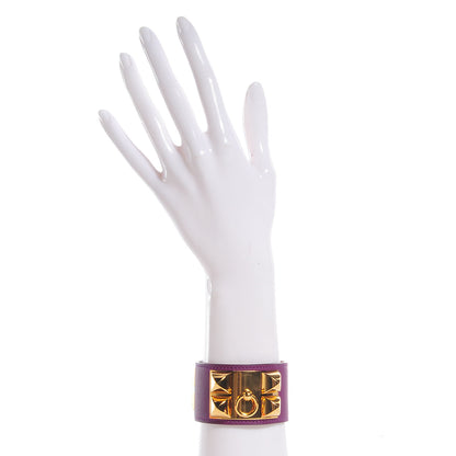 Hermes Swift Collier de Chien CDC Bracelet Large Anemone 2 of 7