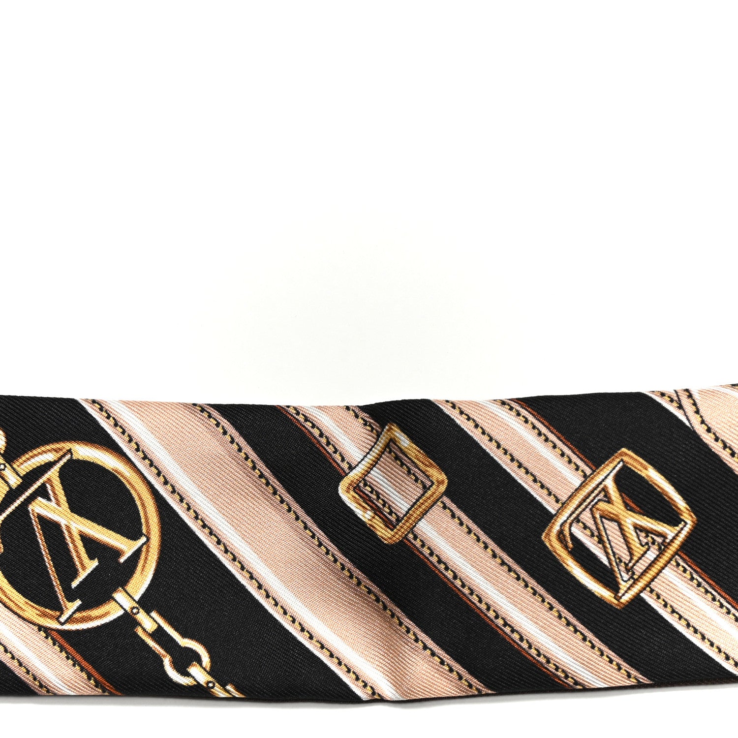 Louis Vuitton Silk Monogram Forever BB Bandeau Brown 3 of 4