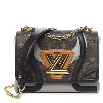 Louis Vuitton Calfskin Monogram Twist Shoulder Bag MM 1 of 10