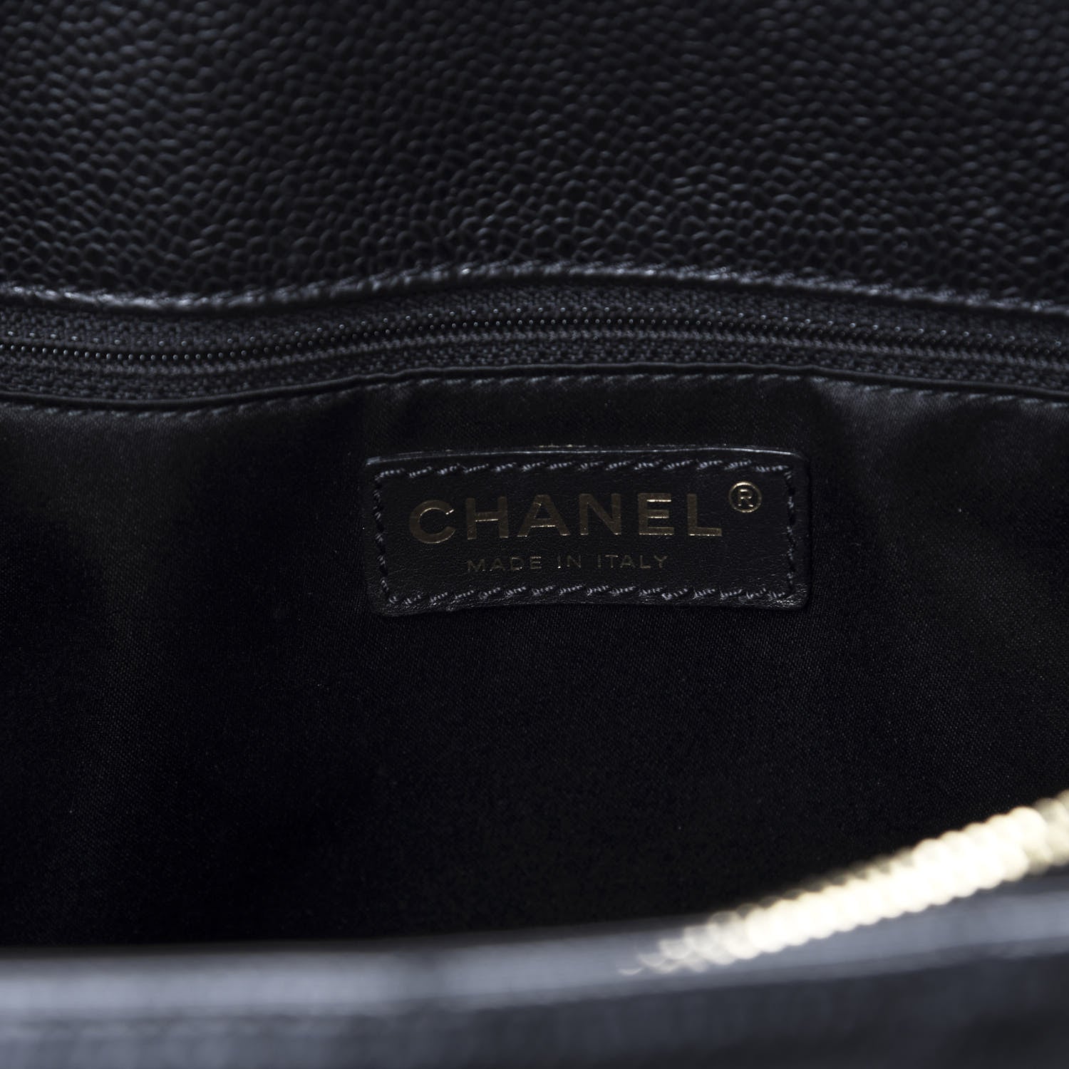 Chanel Caviar Quilted Grand Shopping Tote GST Black 9 of 11