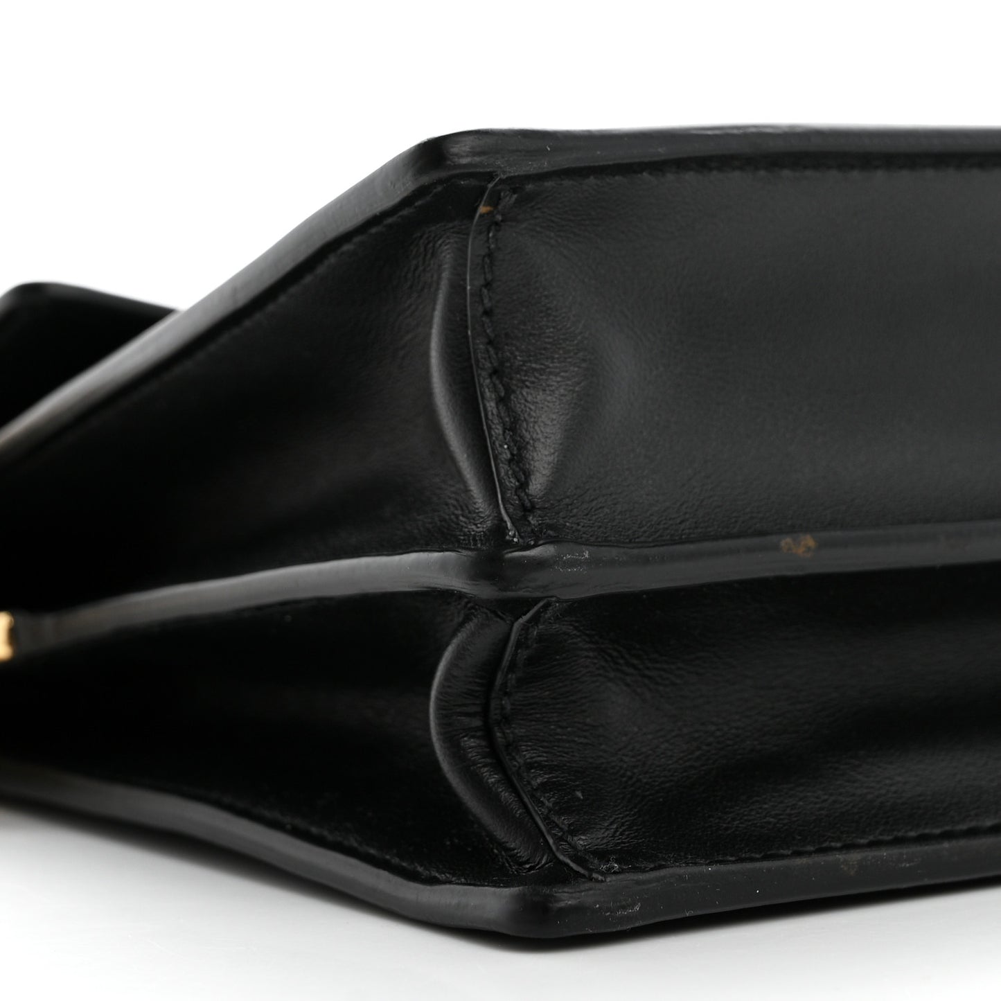 Calfskin Soft Sound Charms Shoulder Bag Black