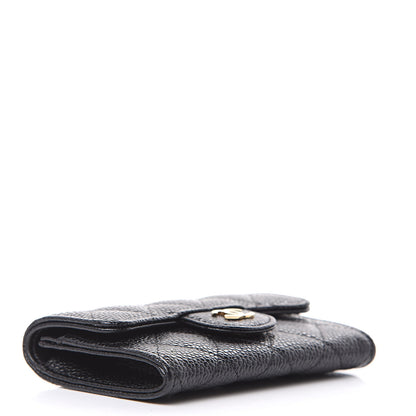 Chanel Caviar Quilted Flap Card Holder Black 4 of 9