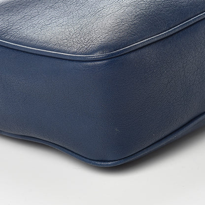 Saint Laurent Calfskin Monogram Small Lou Camera Bag Blue 4 of 9