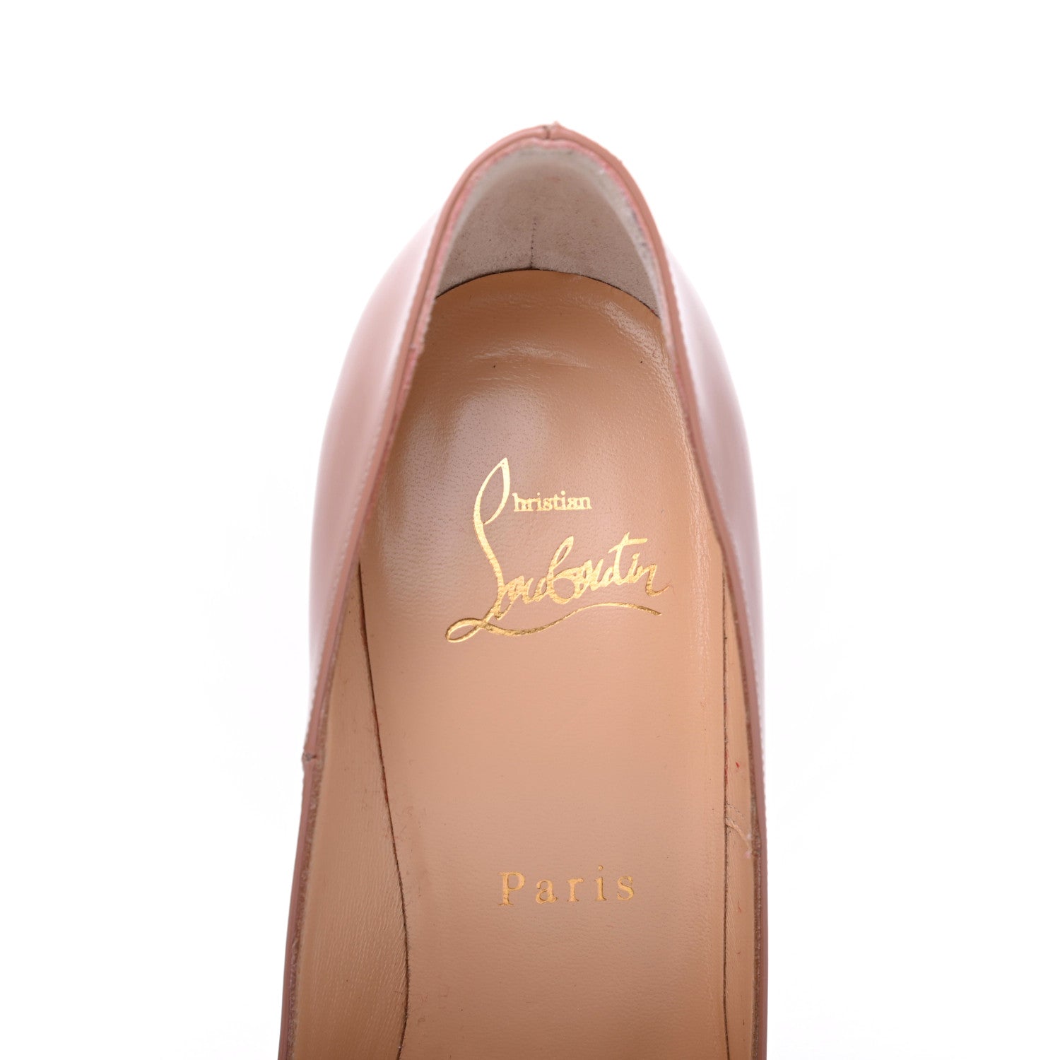 Christian Louboutin Patent So Kate 120 Pumps 37 Nude 7 of 8